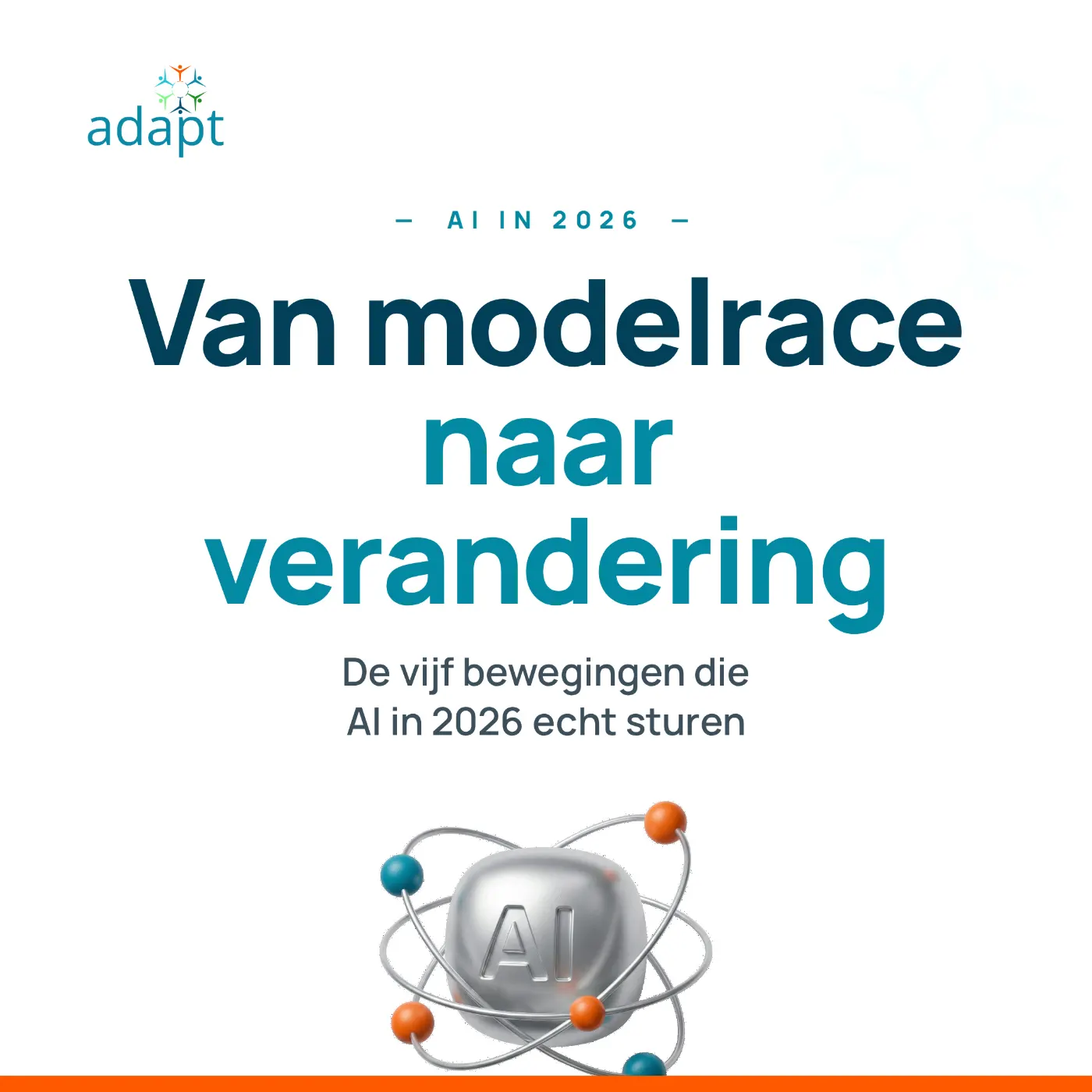 AI in 2026 — van modelrace naar verandering