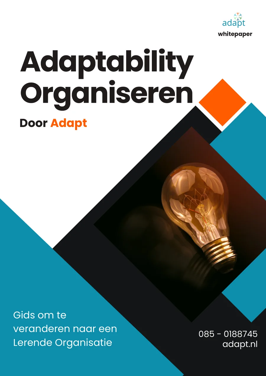 Whitepaper Lerend Organiseren — Adapt