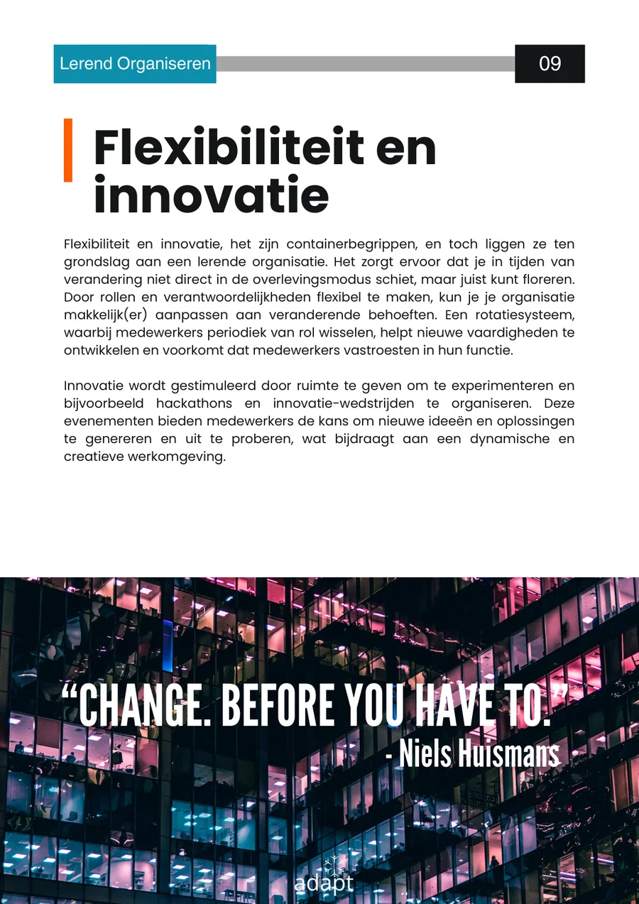 06 · Flexibiliteit en innovatie