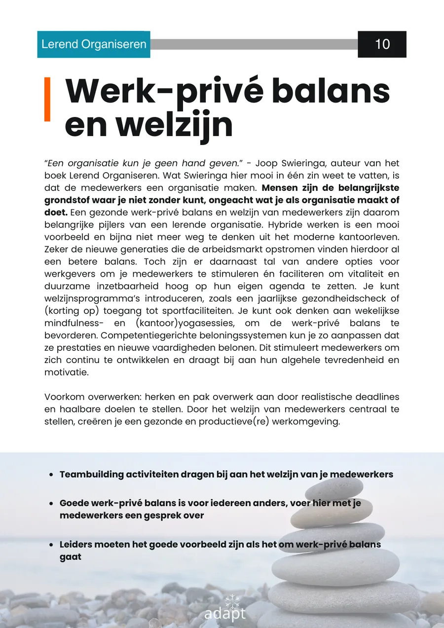 07 · Werk-privé balans en welzijn