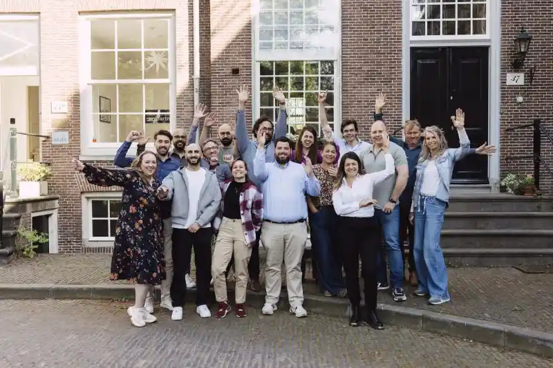 Het team voor het kantoor in Zeist